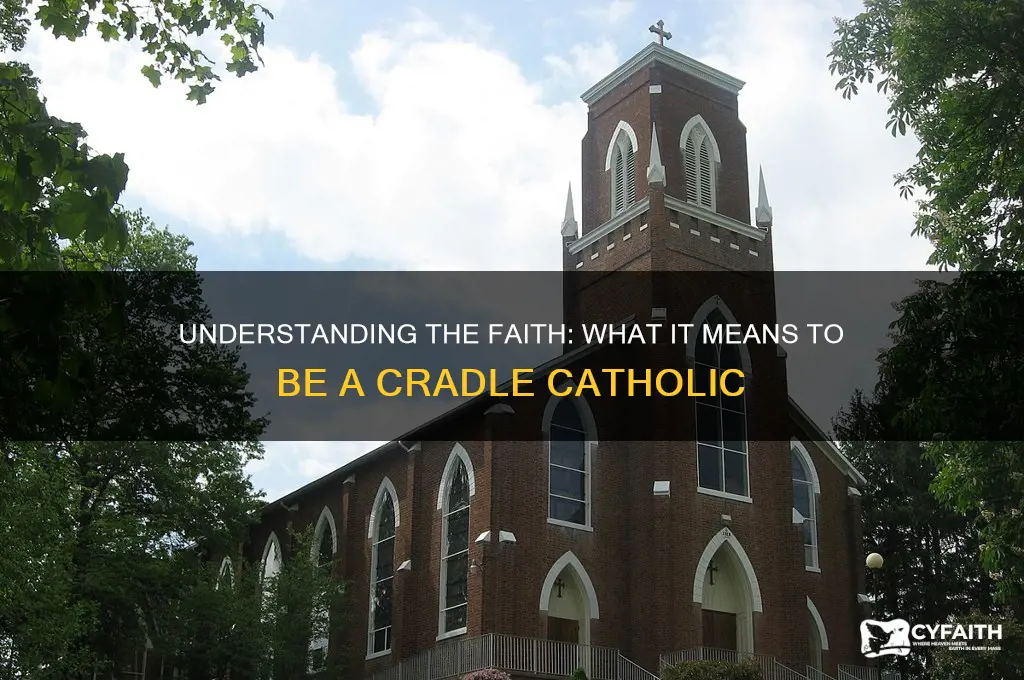 what is a cradle catholic