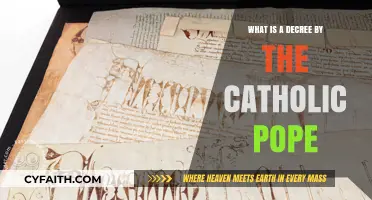 Understanding Papal Decrees: The Catholic Pope's Official Pronouncements
