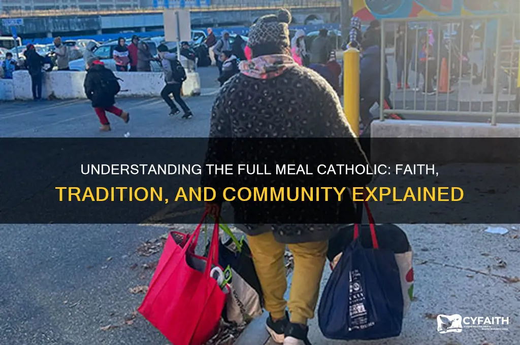 what is a full meal catholic