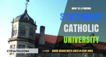 Understanding Catholic University Funding Statements: Purpose, Importance, and Requirements