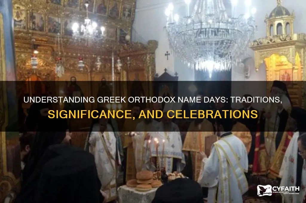 what is a greek orthodox name day