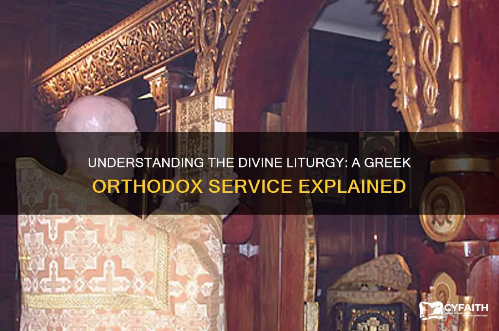 what is a greek orthodox service called