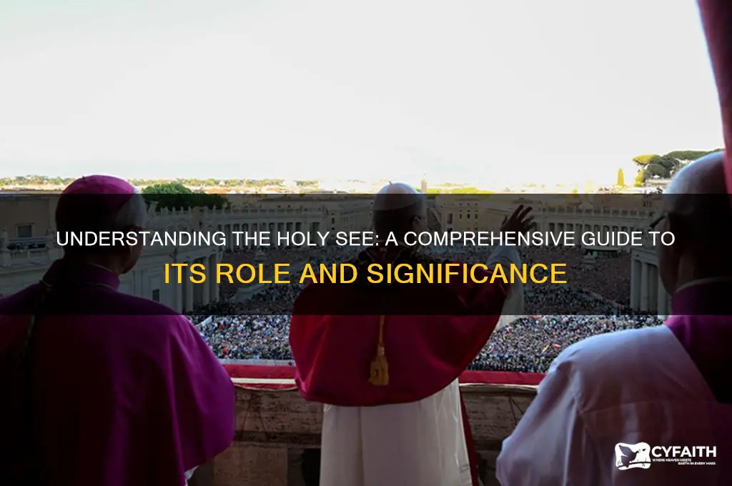 what is a holy see