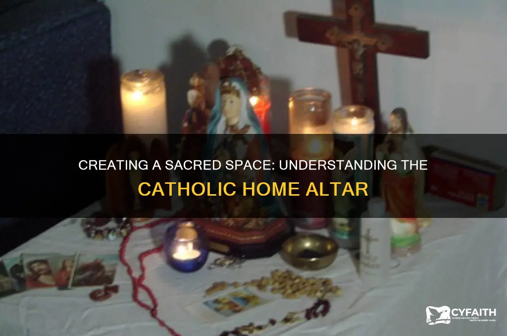 what is a home altar catholic