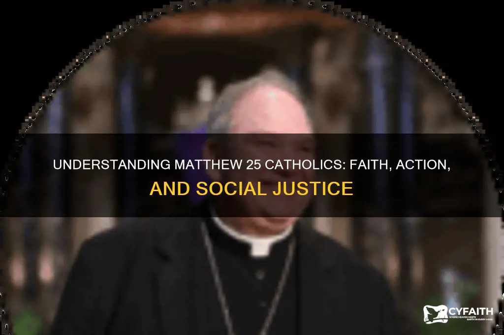 what is a matthew 25 catholic