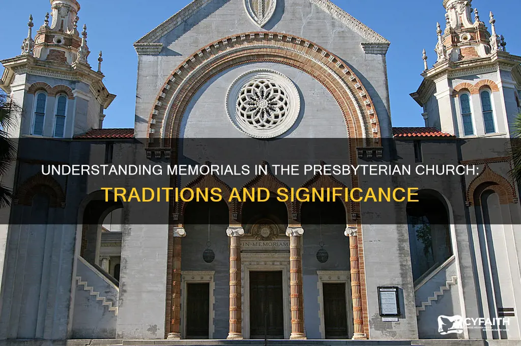 what is a memorial in the presbyterian church