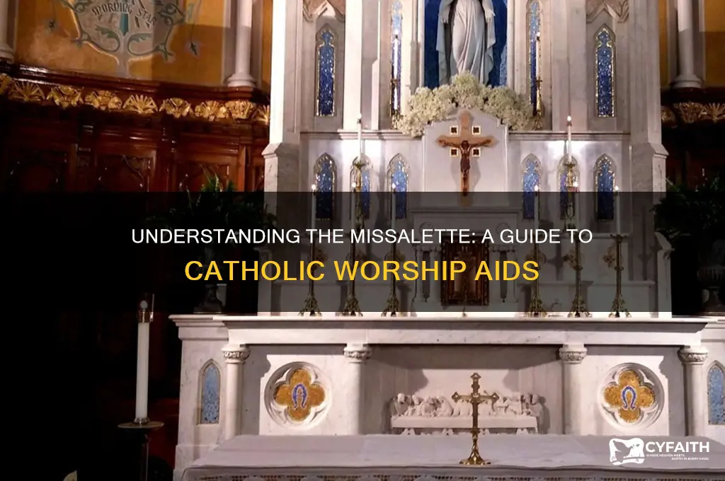 what is a missalette catholic