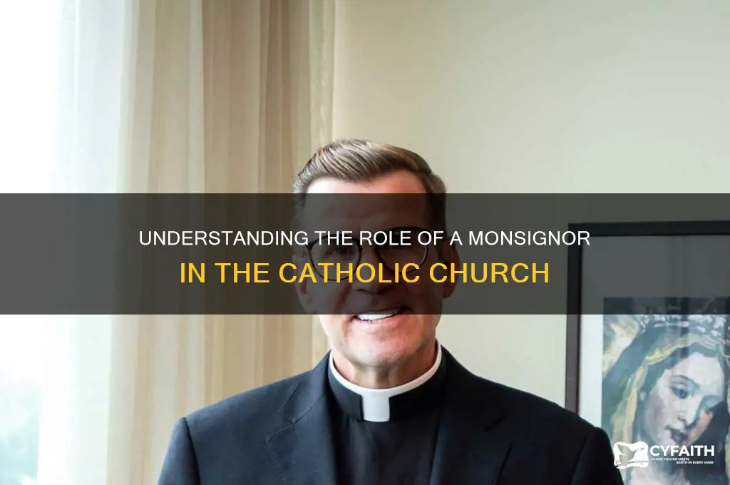 what is a monsignor catholic
