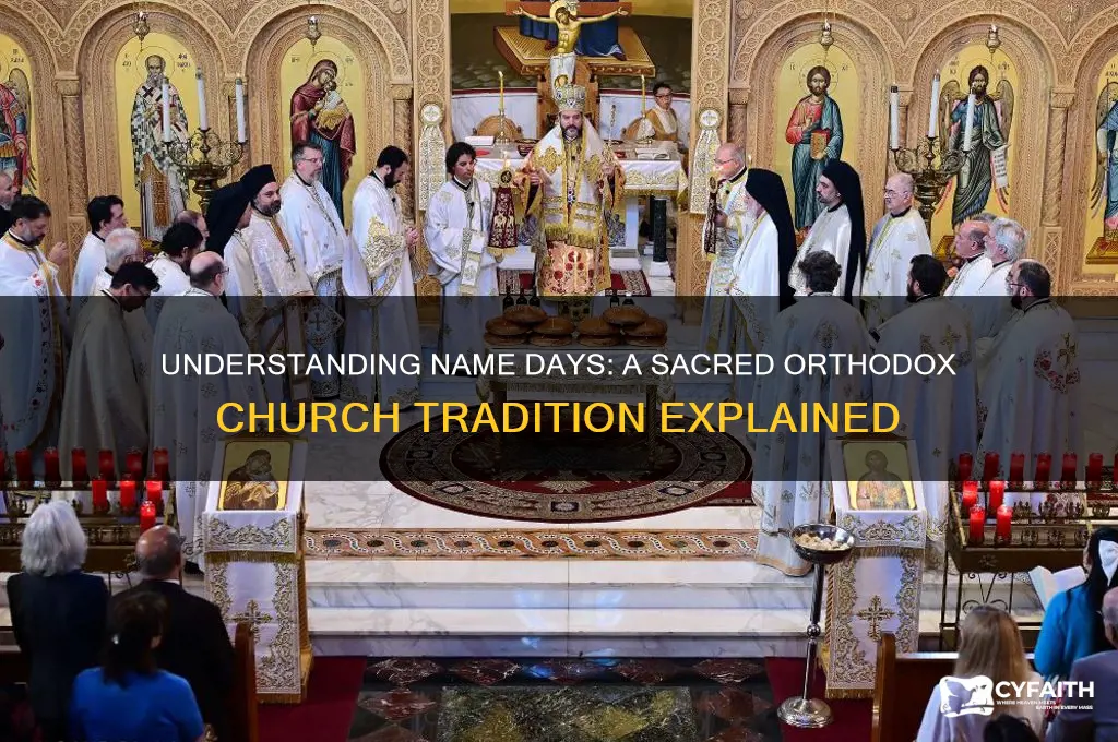 what is a name days in the orthodox church