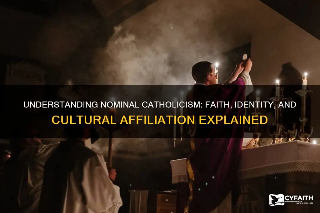 what is a nominal catholic