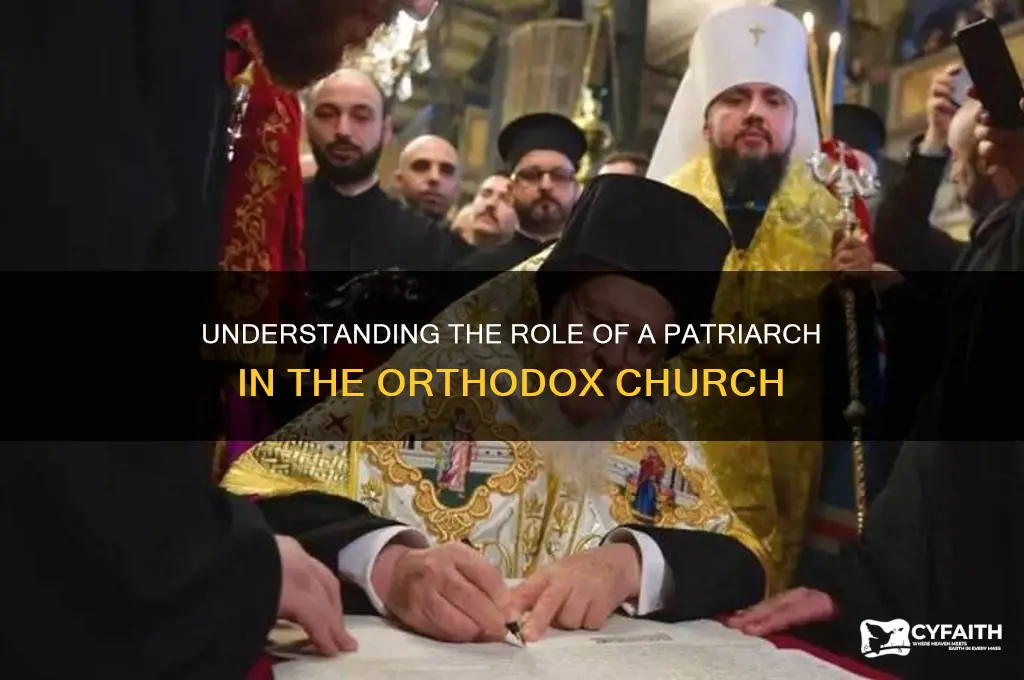 what is a patriarch in the orthodox church