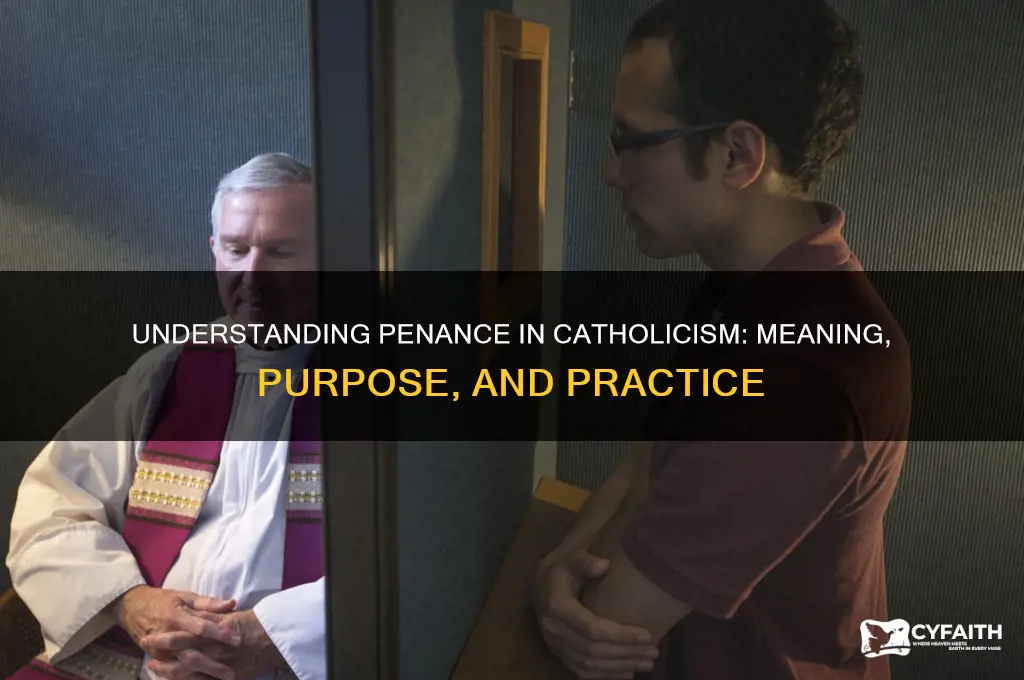 what is a penance in catholic