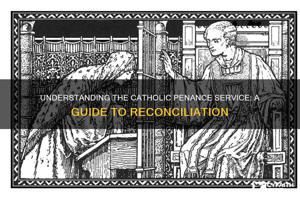 what is a penance service catholic