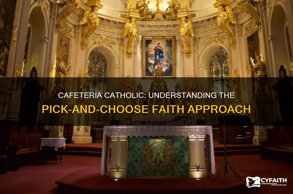 what is a pick and choose catholic called