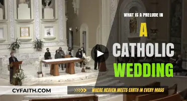 Understanding the Prelude: A Guide to Catholic Wedding Traditions