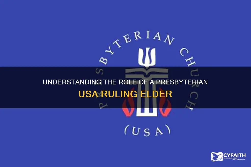 what is a presbyterian usa ruling elder