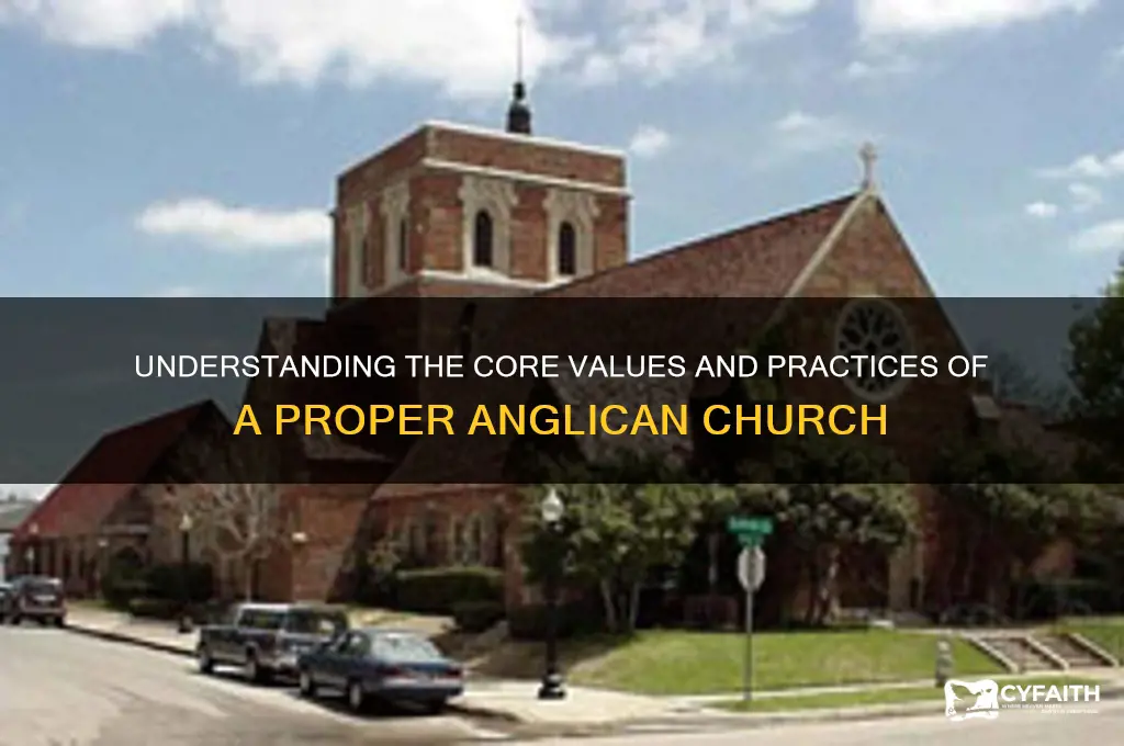 what is a proper anglican church