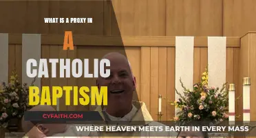 Understanding the Role of a Proxy in Catholic Baptism Ceremonies