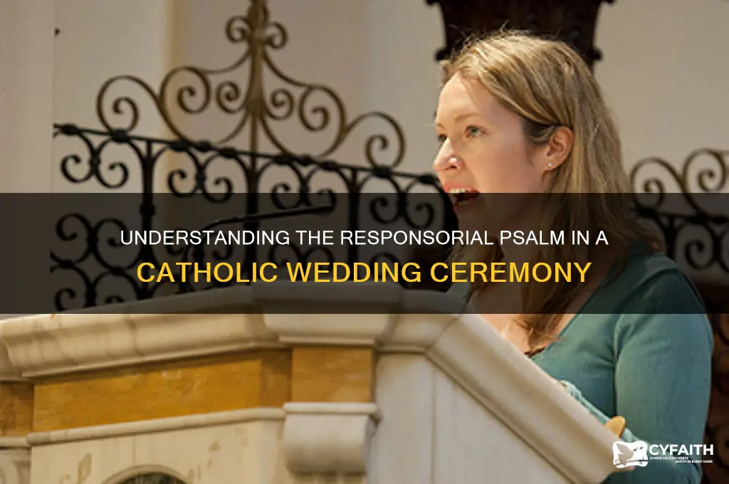 what is a responsorial psalm catholic wedding