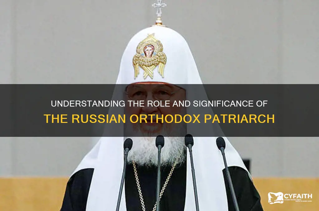 what is a russian orthodox patriarch