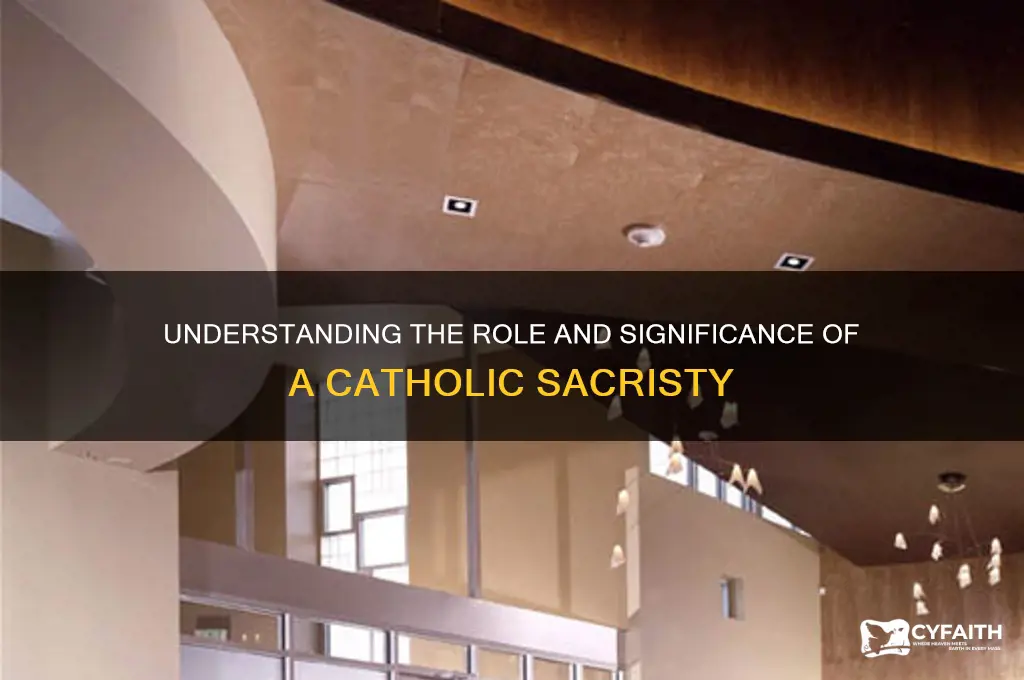 what is a sacristy catholic