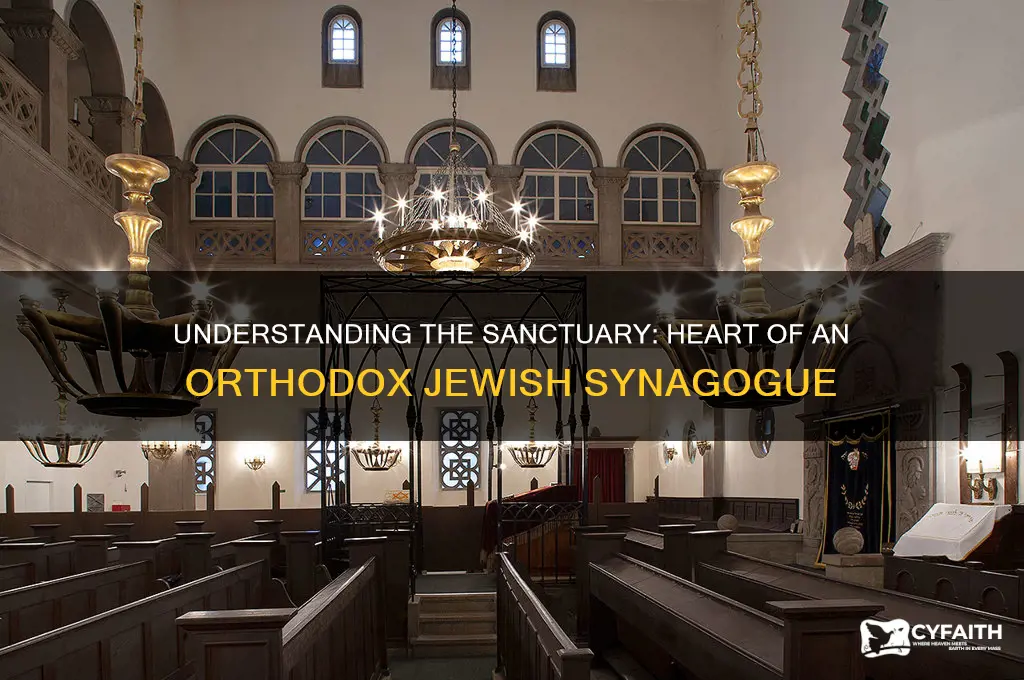 what is a sanctuary in an orthodox jewish synagogue