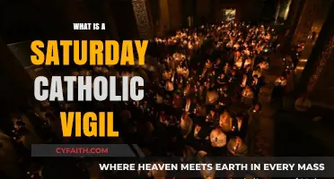 Understanding the Saturday Catholic Vigil: A Pre-Sunday Mass Tradition