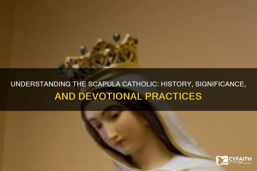 what is a scapula catholic