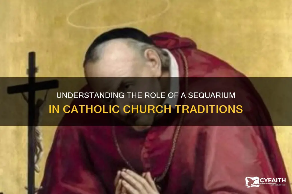 what is a sequarium in the catholic churh