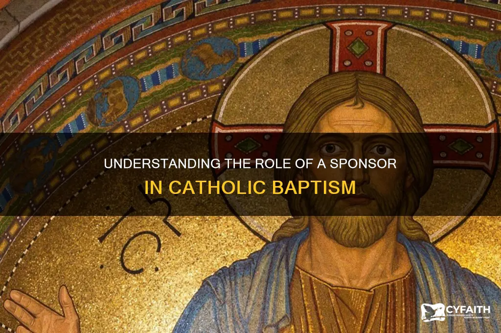 what is a sponsor for catholic baptism