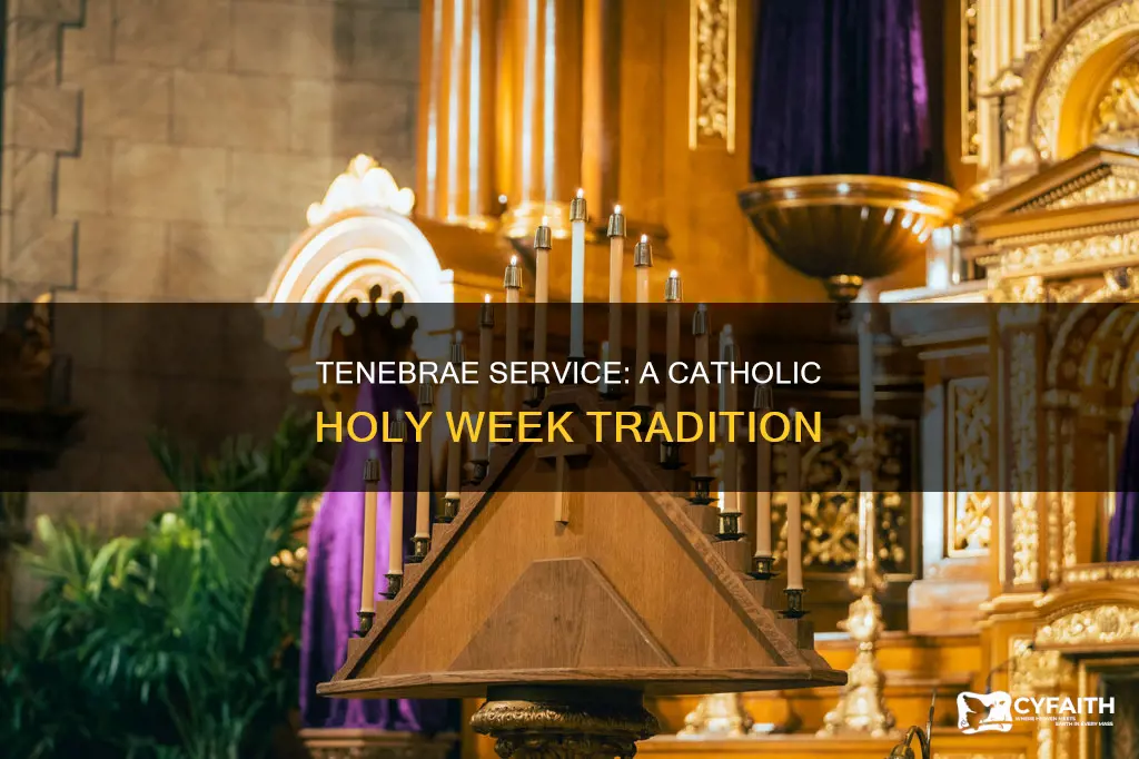 what is a tenebrae service catholic