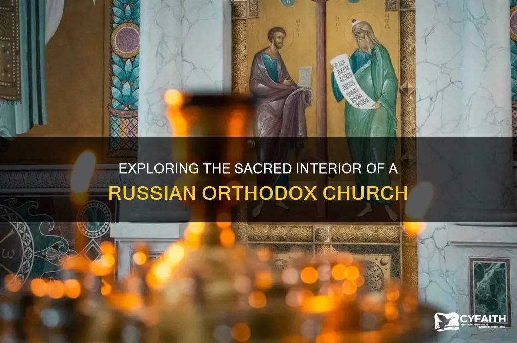 what is a typical russian orthodox church filled with