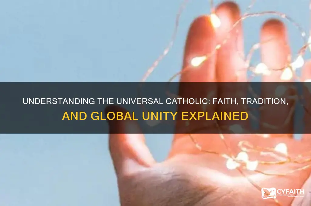 what is a universal catholic