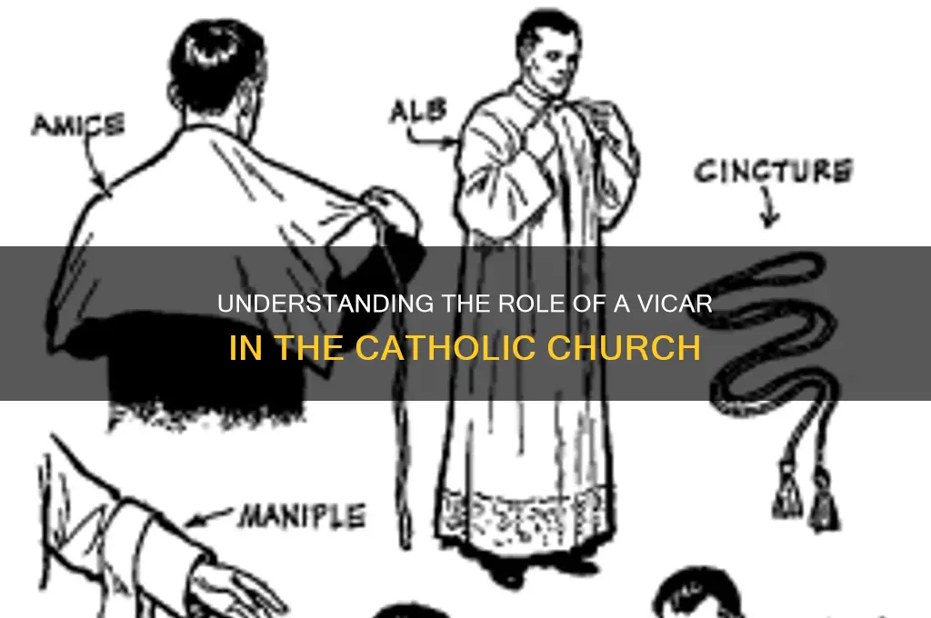 what is a vicar in catholic religion