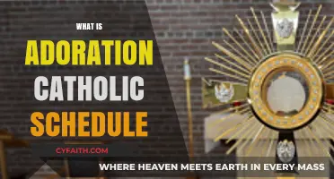 Understanding the Catholic Adoration Schedule: A Guide to Eucharistic Worship