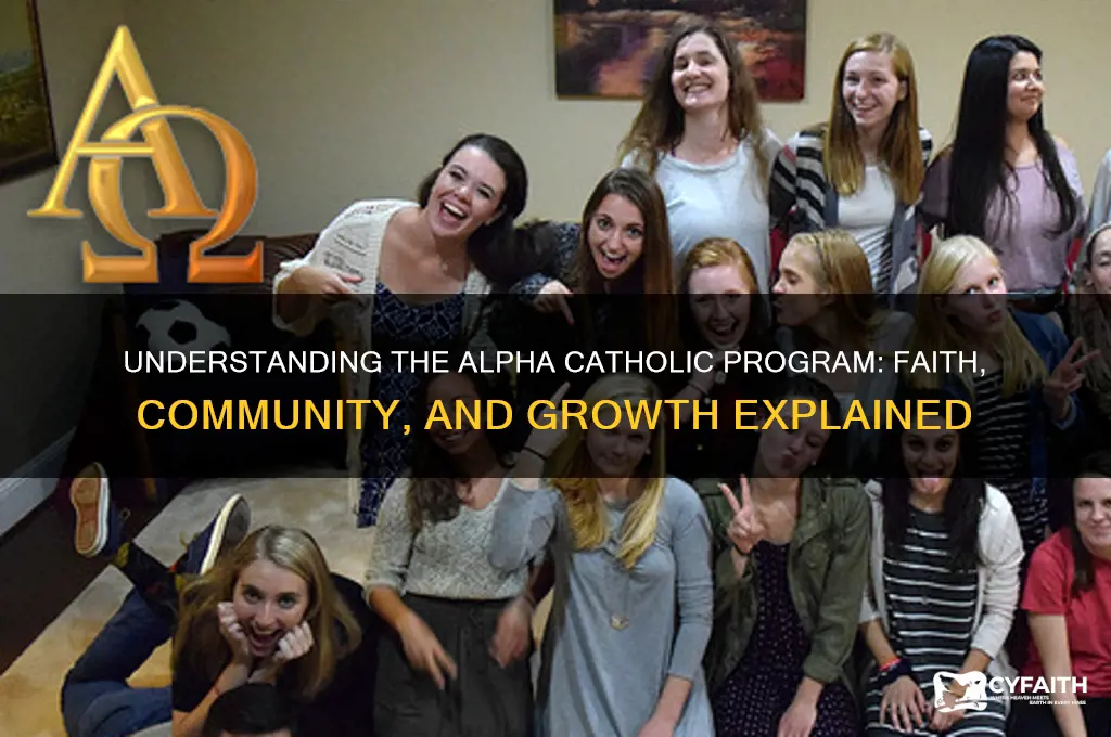what is alpha catholic program