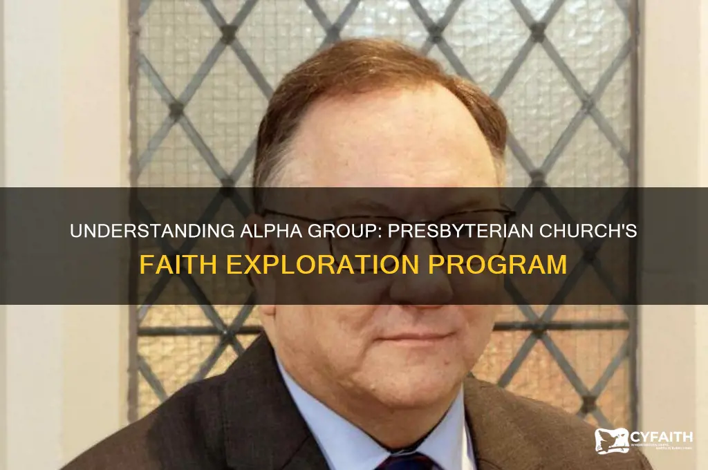 what is alpha group at presbyterian church