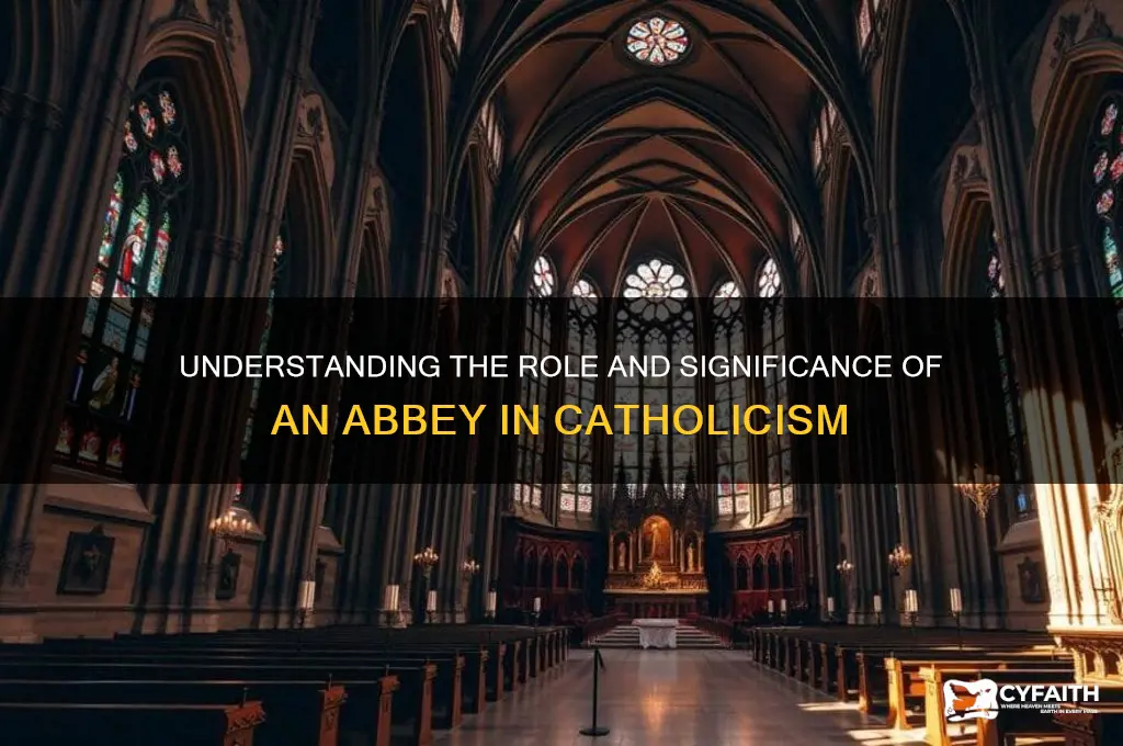 what is an abbey catholic
