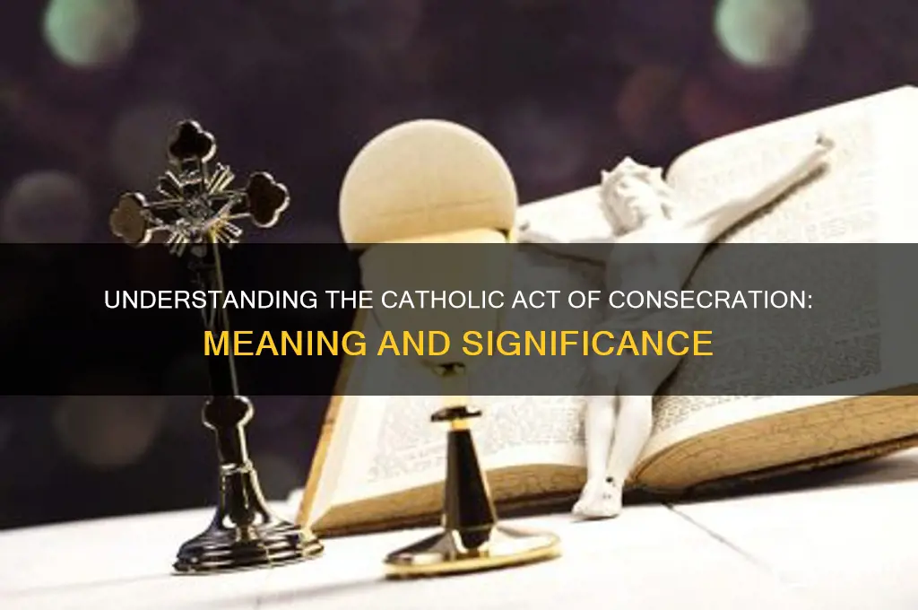 what is an act of consecration catholic