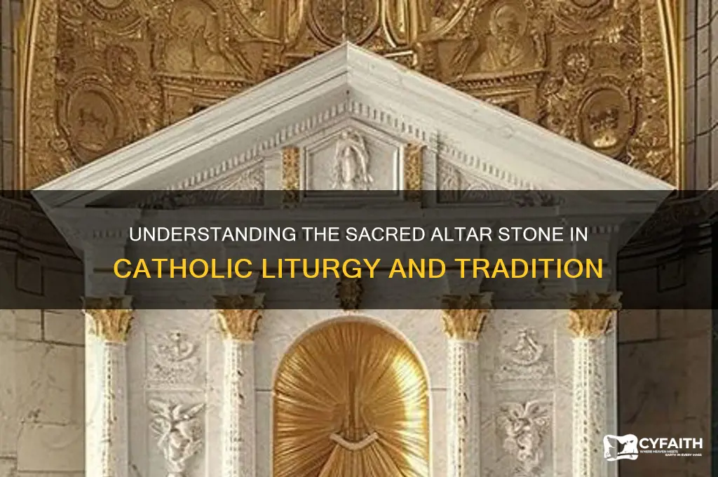 what is an altar stone catholic
