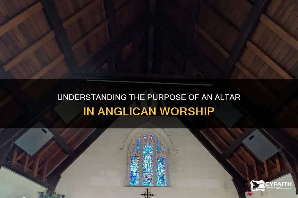 what is an altar used for in an anglican church