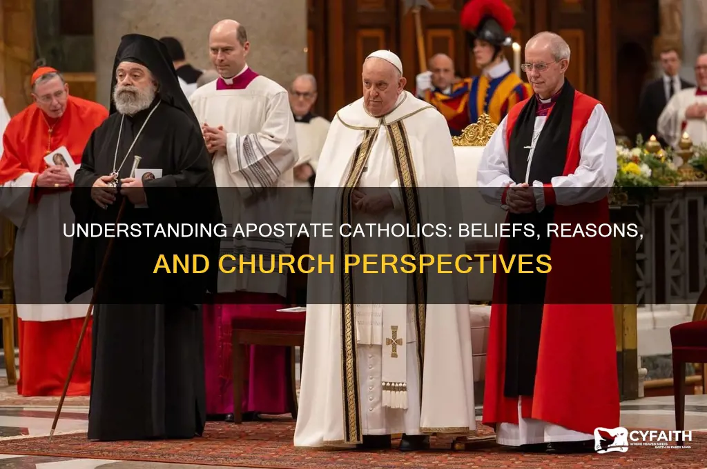 what is an apostate catholic