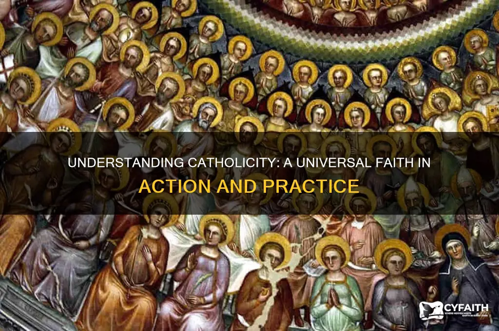 what is an example of catholicity