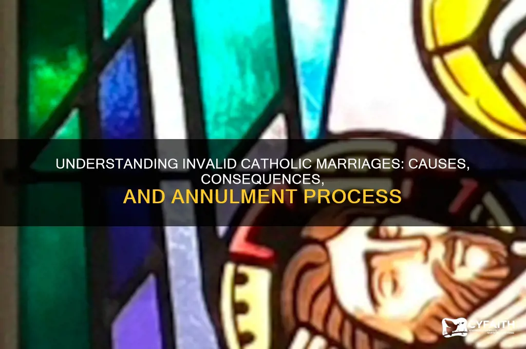 what is an invalid catholic marriage