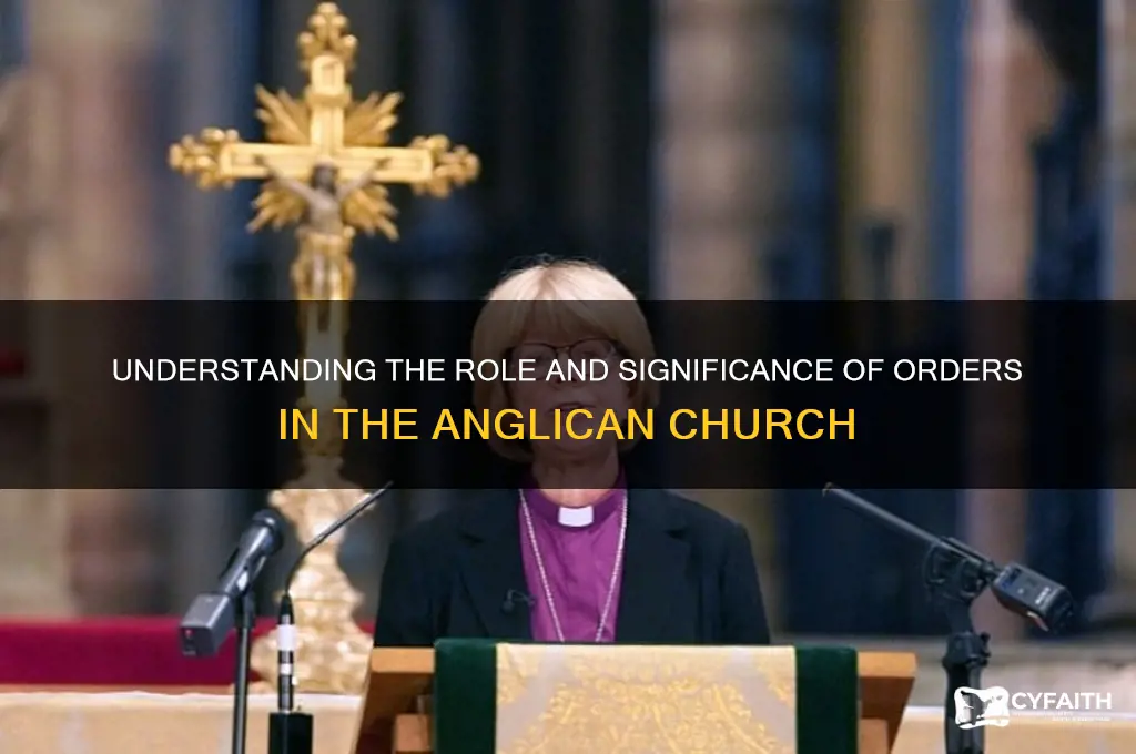 what is an order in the anglican church