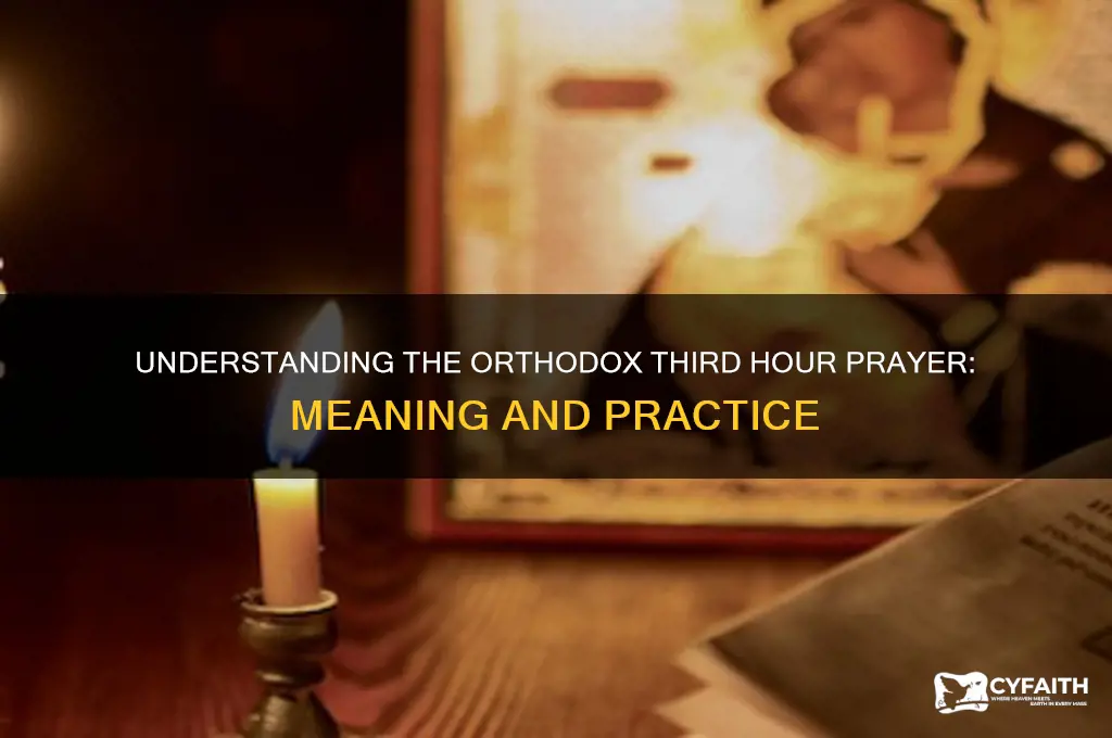 what is an orthodox 3rd hour prayer