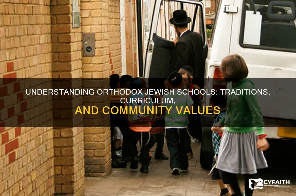 what is an orthodox jewish school