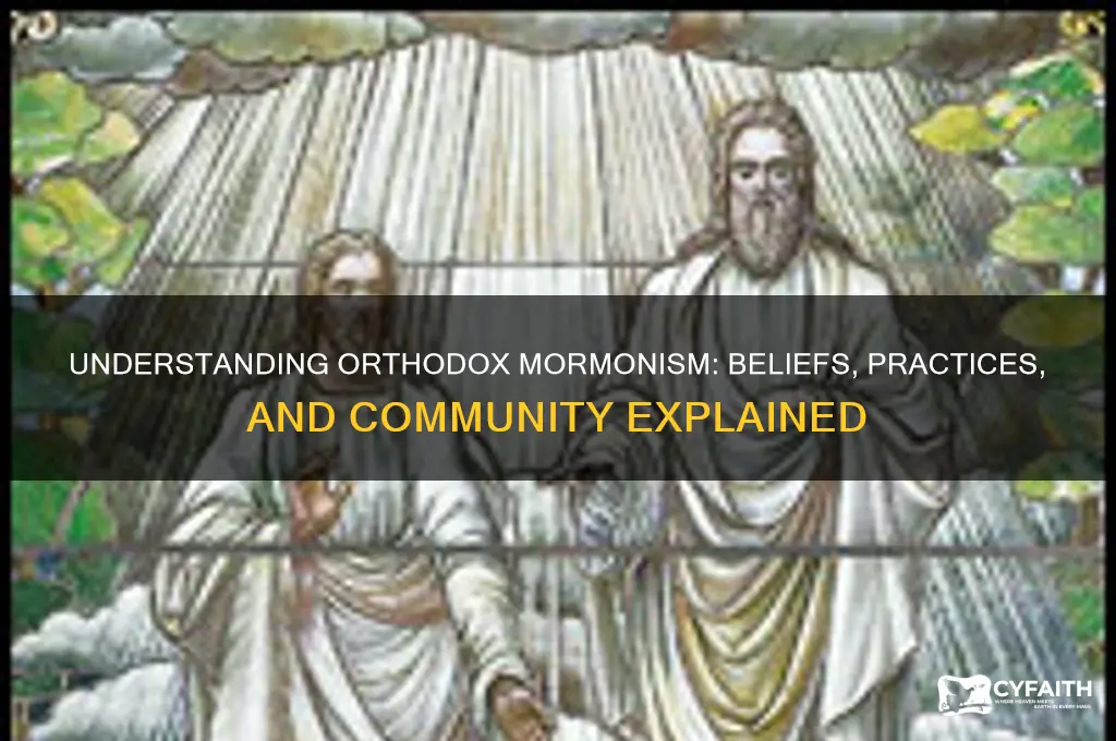 what is an orthodox mormon