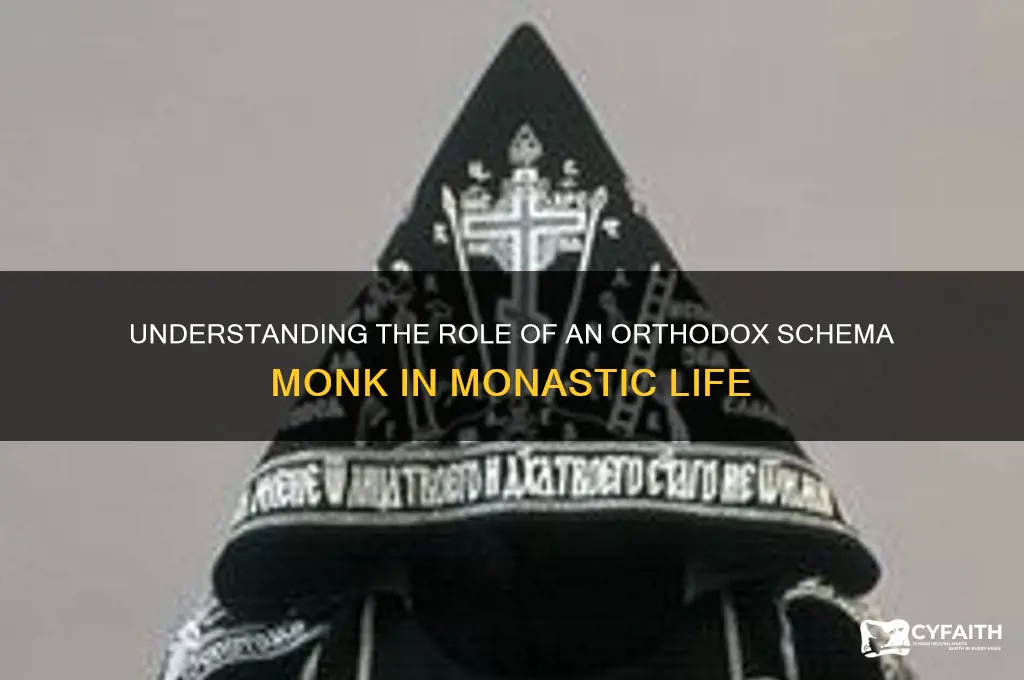 what is an orthodox schema monk