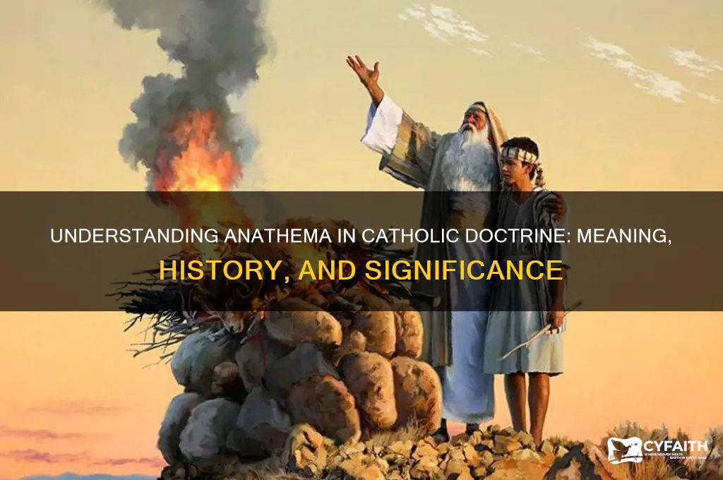 what is anathema catholic